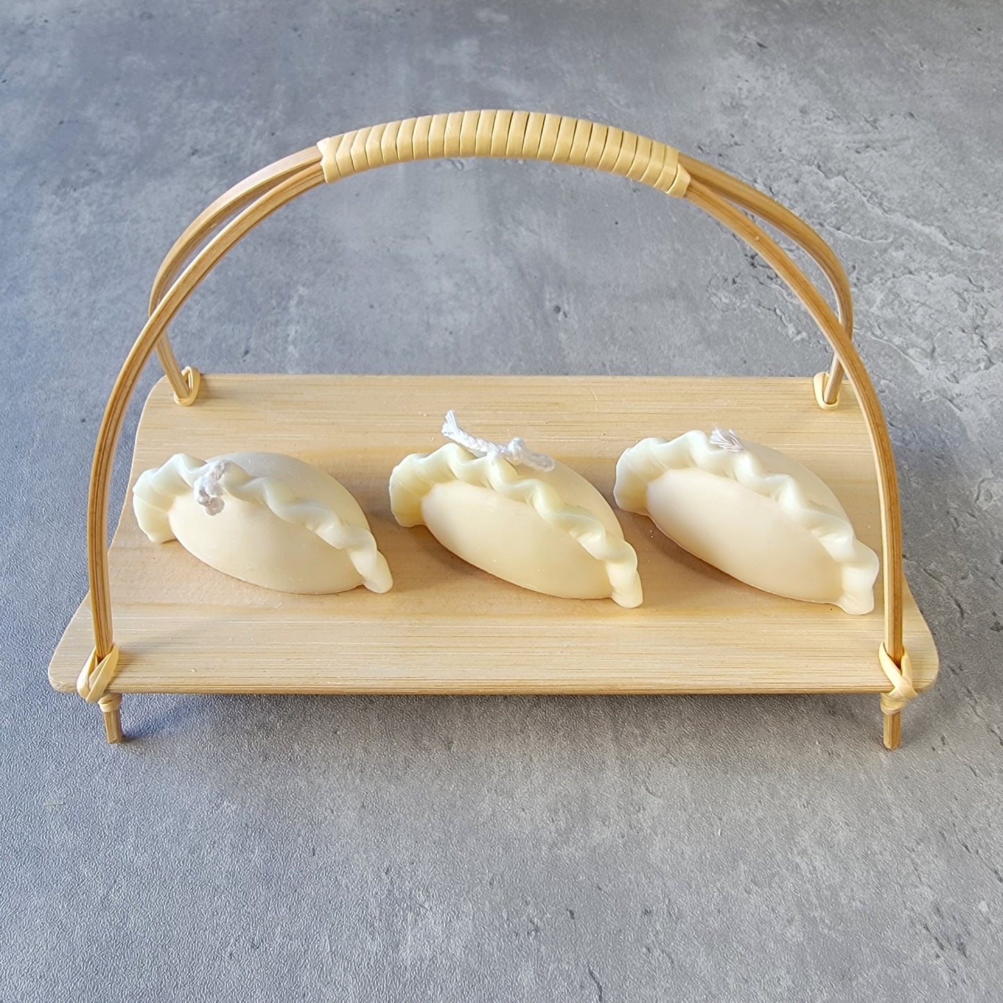 Gyoza Shaped Soy Candle Gift Set