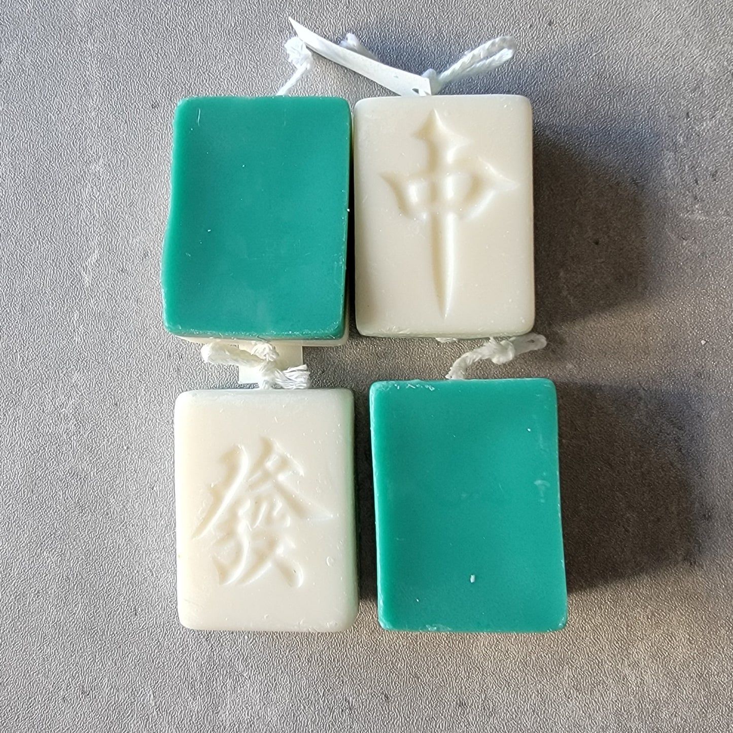 Mahjong Tile Shaped Soy Candle Gift Set