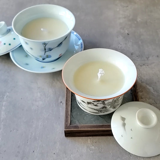 Gaiwan Teacup Tea Scented Soy Candle