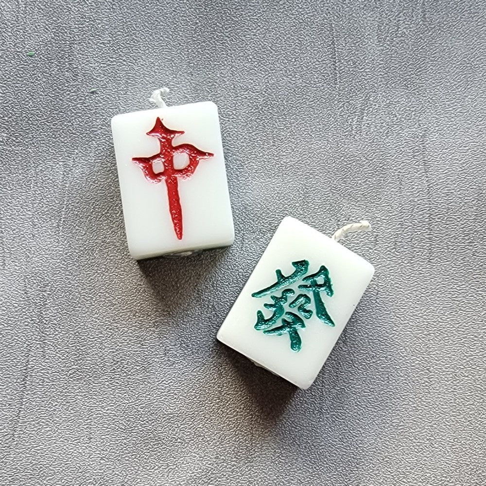 麻將造型蠟燭