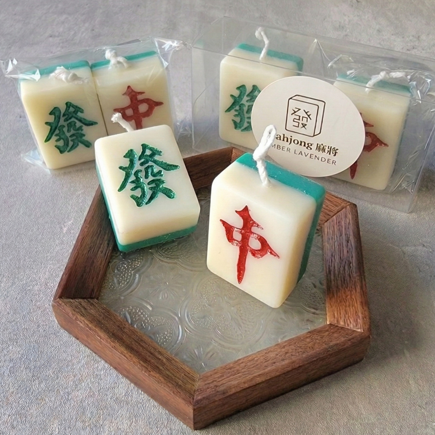 麻將造型蠟燭