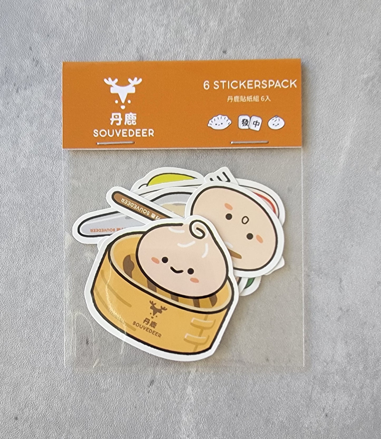 Xiao Long Bao + Gyoza / 6 Stickerpack